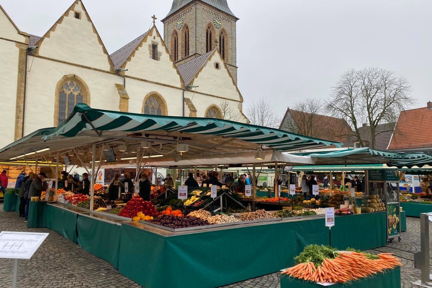 Wochenmarkt in Wiedenbrück