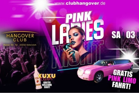 Pink Ladies Night im Club Hangover