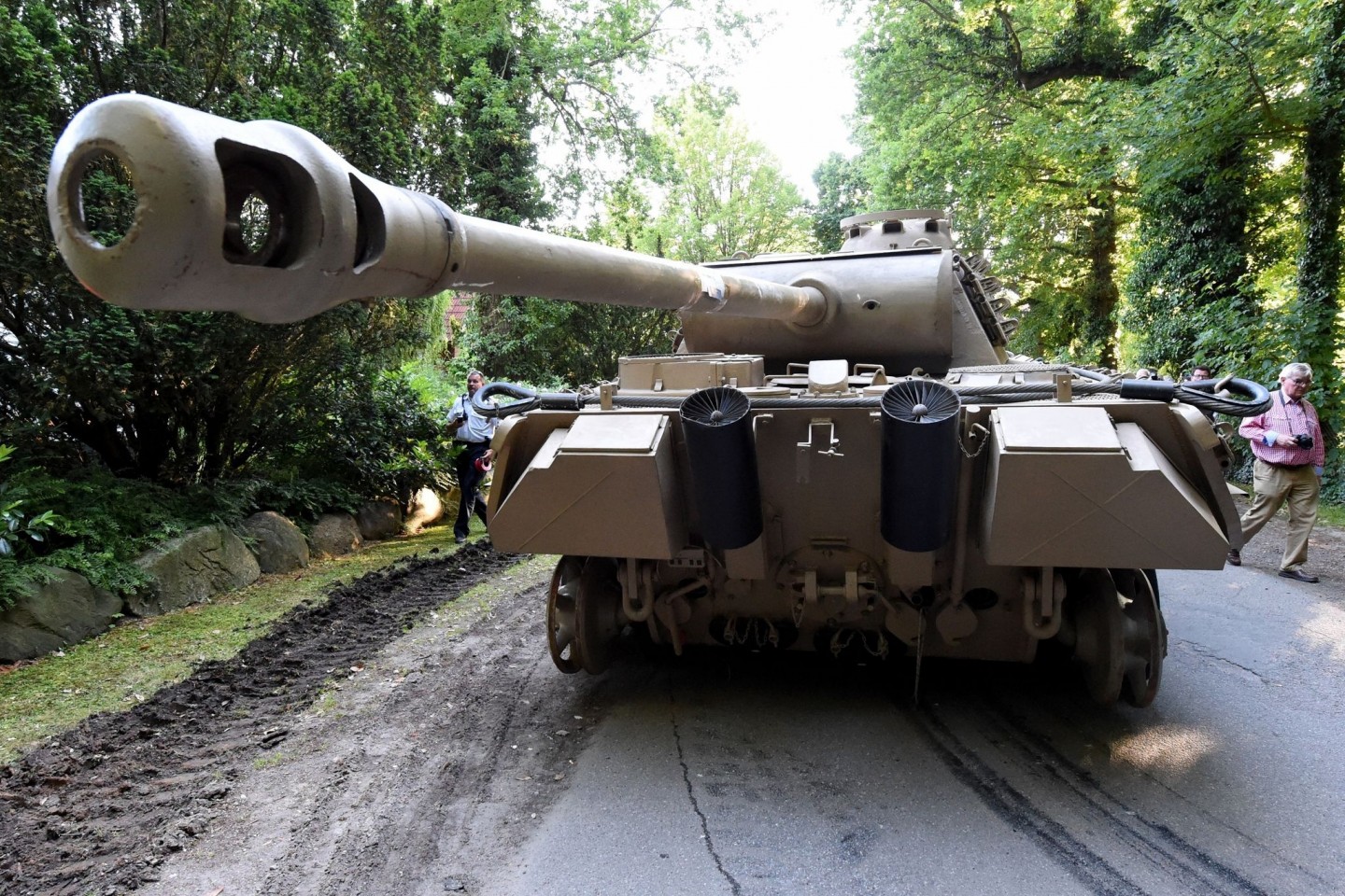 Dieser Panzerkampfwagen von Typ «Panther» wurde 2015 sichergestellt.