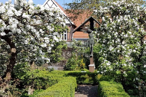 Bücher, Blumen und gute Laune: Tag des offenen Gartens im Kloster Wiedenbrück