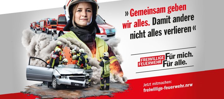 Landesweite Werbekampagne „Freiwillige Feuerwehr. Für mich. Für alle.“ läuft