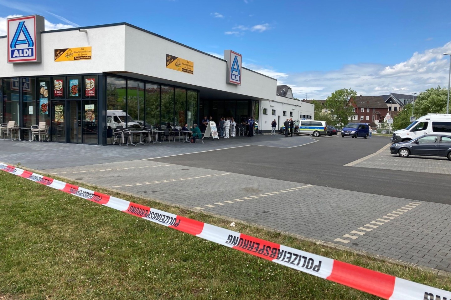 In diesem Supermarkt in Schwalmstadt fielen die tödlichen Schüsse.