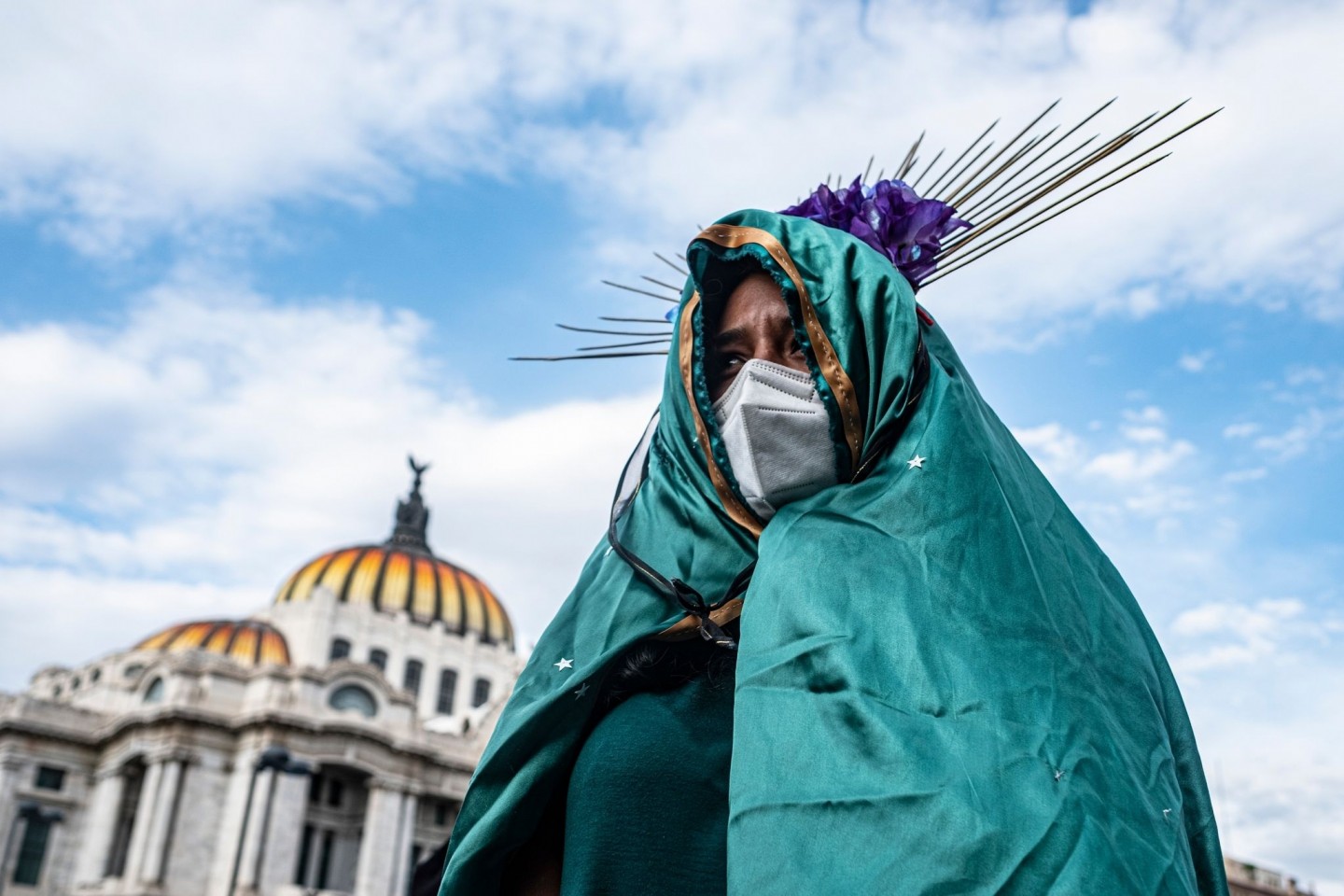2020 gingen Frauen für ein Recht auf Abtreibung in Mexiko-Stadt auf die Straße.