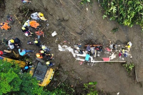 Mindestens 34 Businsassen bei Erdrutsch in Kolumbien getötet