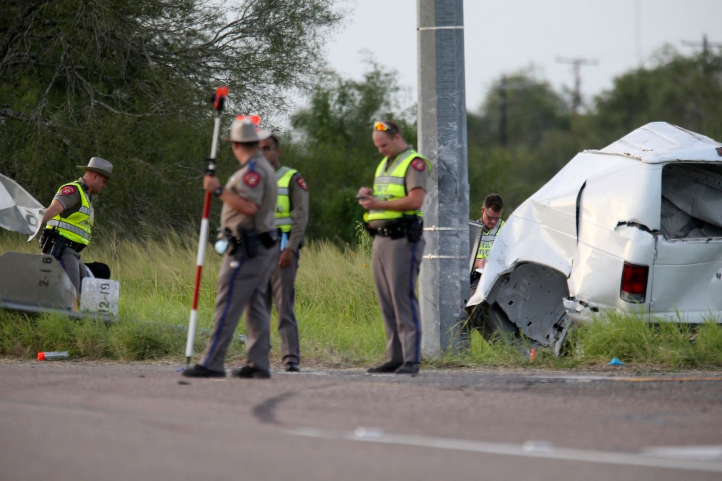 Viele Tote nach einem Verkehrsunfall in Texas.
