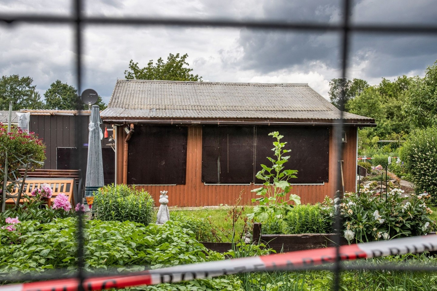 Diese Laube in einer Kleingartenkolonie am Stadtrand von Münsterist einer der Tatorte im Missbrauchskomplex.