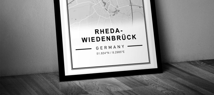NEU: Rheda-Wiedenbrück Poster