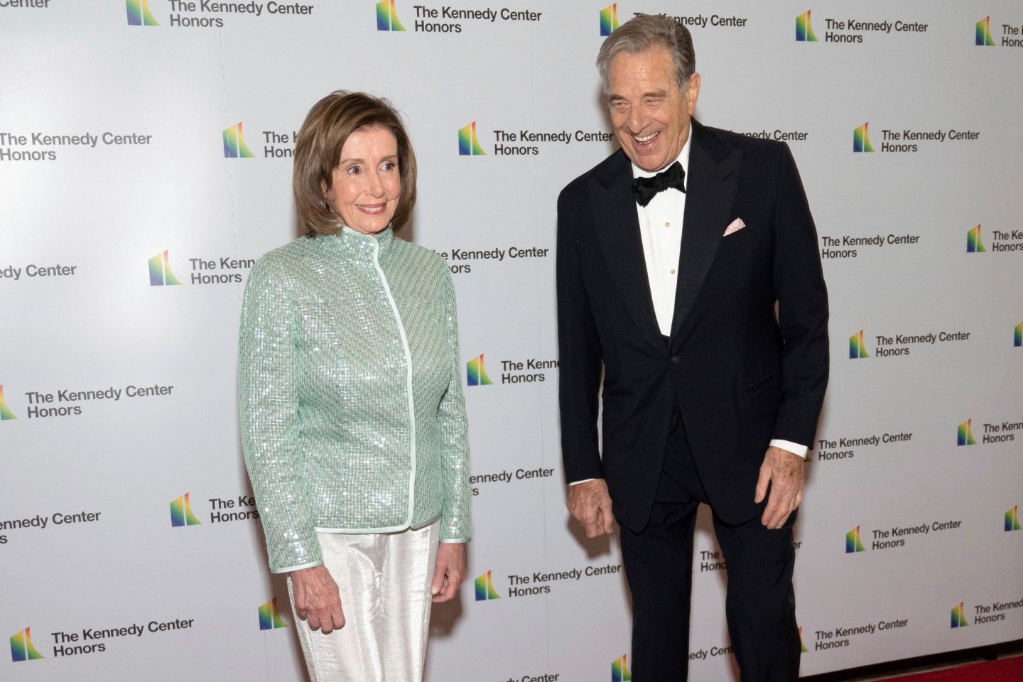 Nancy Pelosi und ihr Ehemann Paul bei einer Veranstaltung in der Library of Congress in Washington.