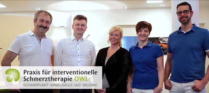 Neu auf MeinRHWD: Praxis für interventionelle Schmerztherapie OWL