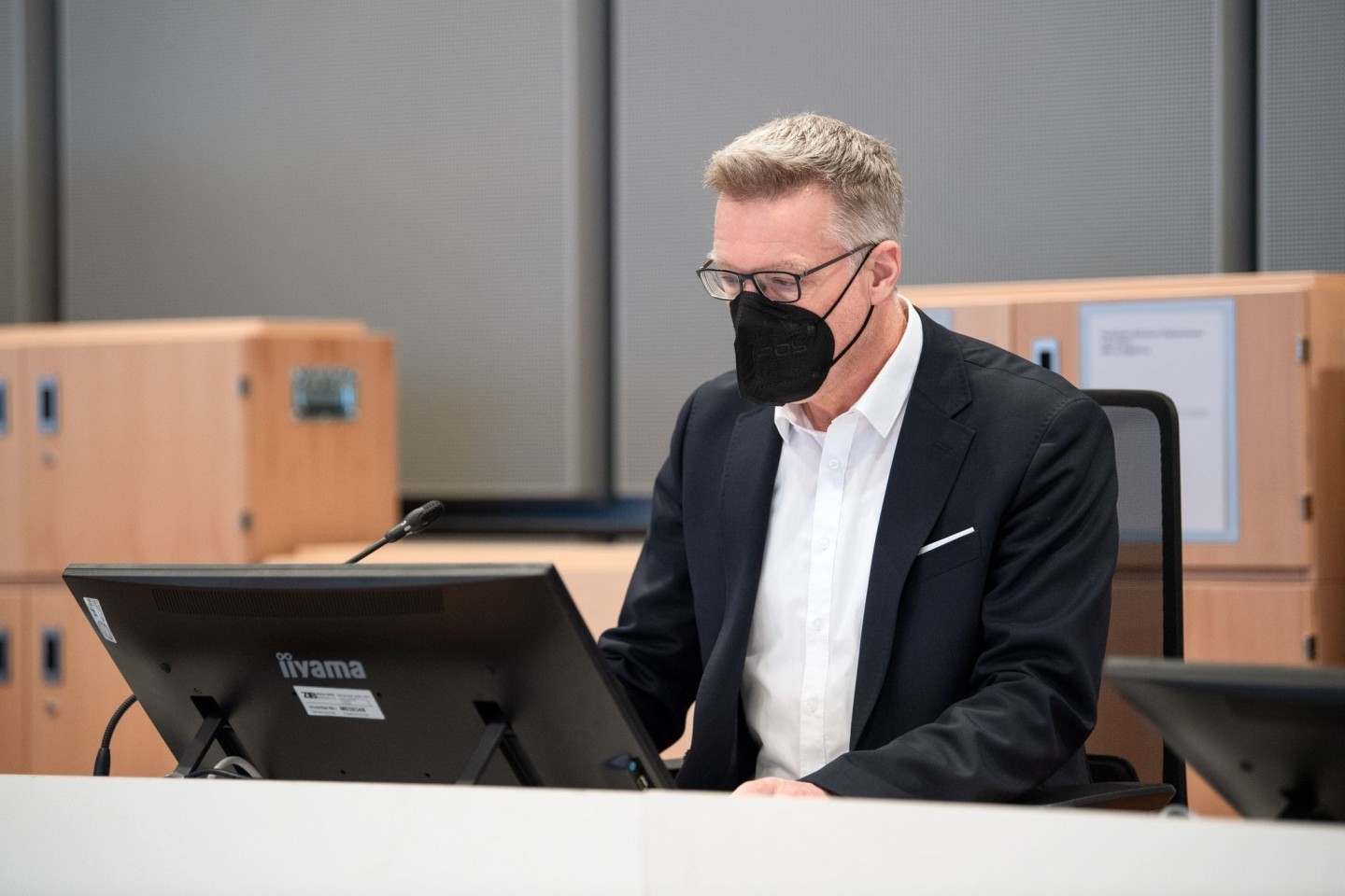 Sebastian Bührmann, der Vorsitzende Richter im Prozess gegen Ex-Vorgesetzte von Serienmörder Niels Högel, in Oldenburg.