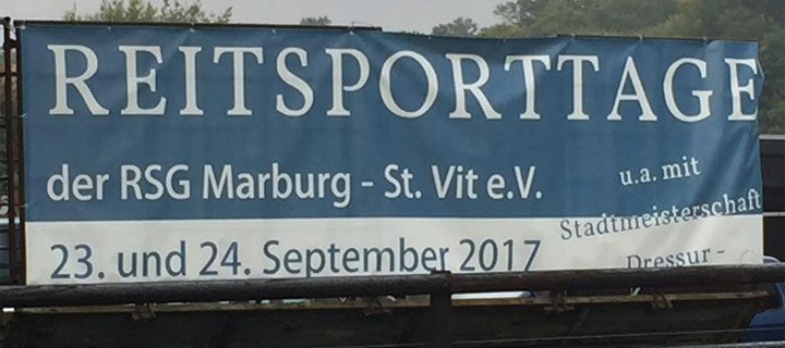 Reitsporttage der RSG Marburg - St. Vit