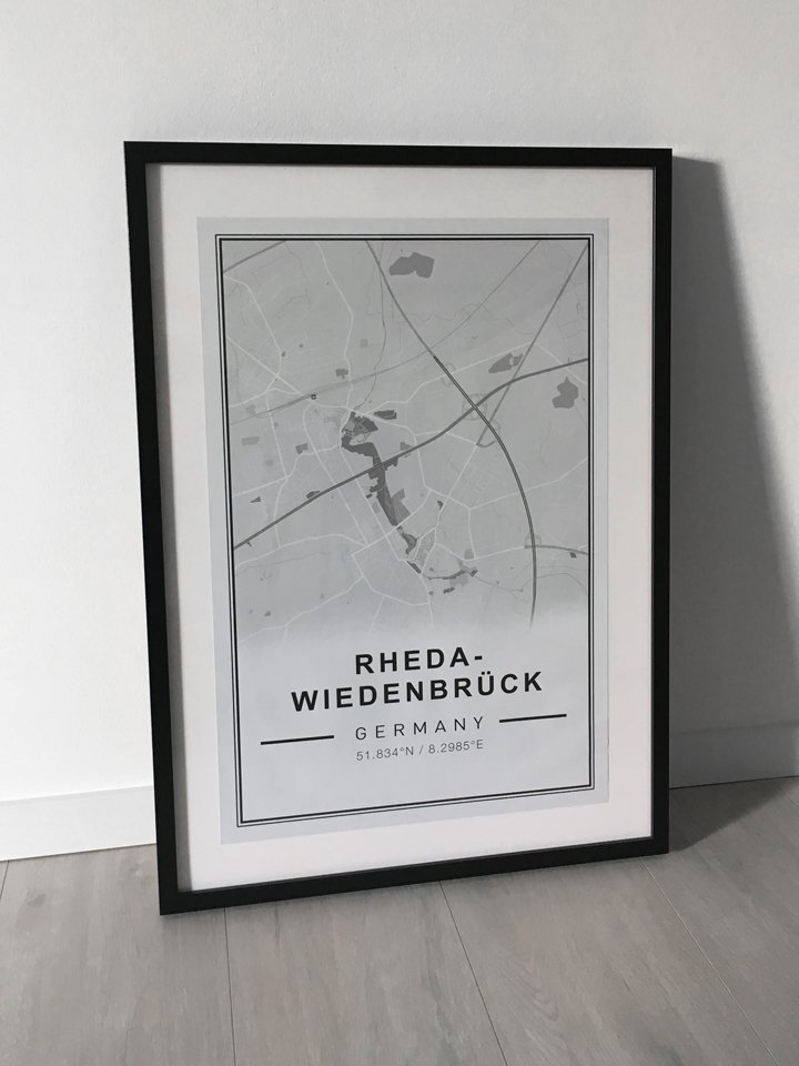 Rheda-Wiedenbrück Poster - Produktbild