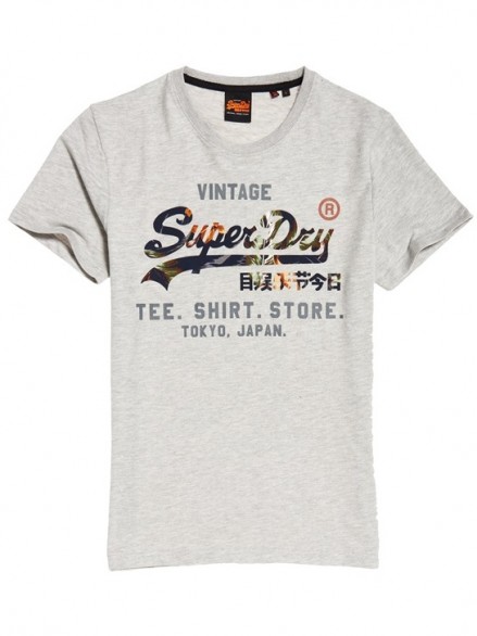 Superdry T-Shirt grau