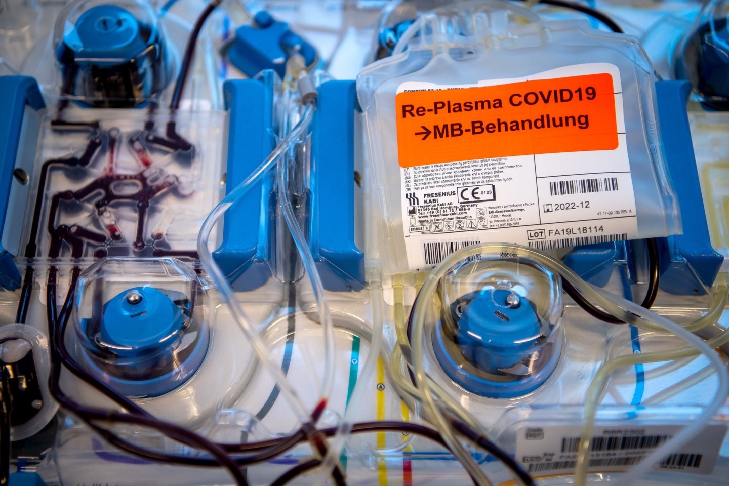 Die WHO rät von der Behandlung von Covid-Patienten mit Genesenen-Plasma ab.