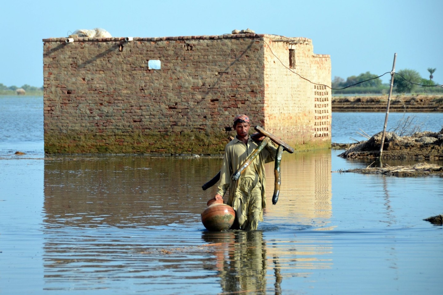 Viele Menschen in Pakistan haben durch die Überschwemmungen alles verloren.