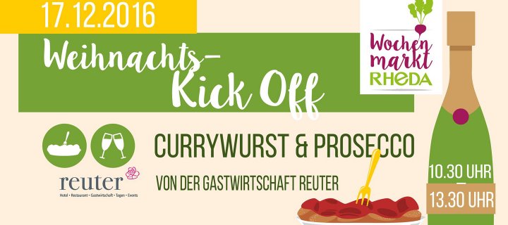 Weihnachts-Kick Off mit #ProseccoUndCurrywurst