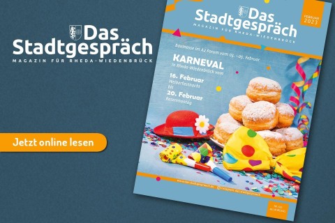 Immer gut über Rheda-Wiedenbrück informiert: Die neue Ausgabe des Stadtgesprächs ist da!
